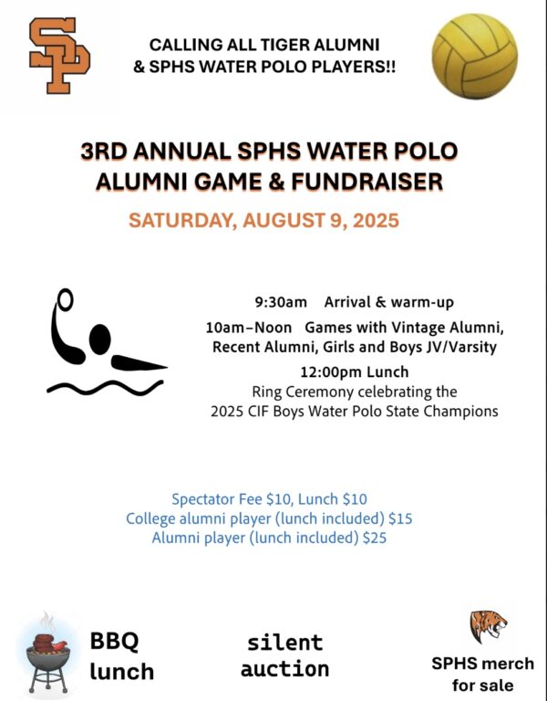 SPHS Water Polo Alumni Game & Fundraiser